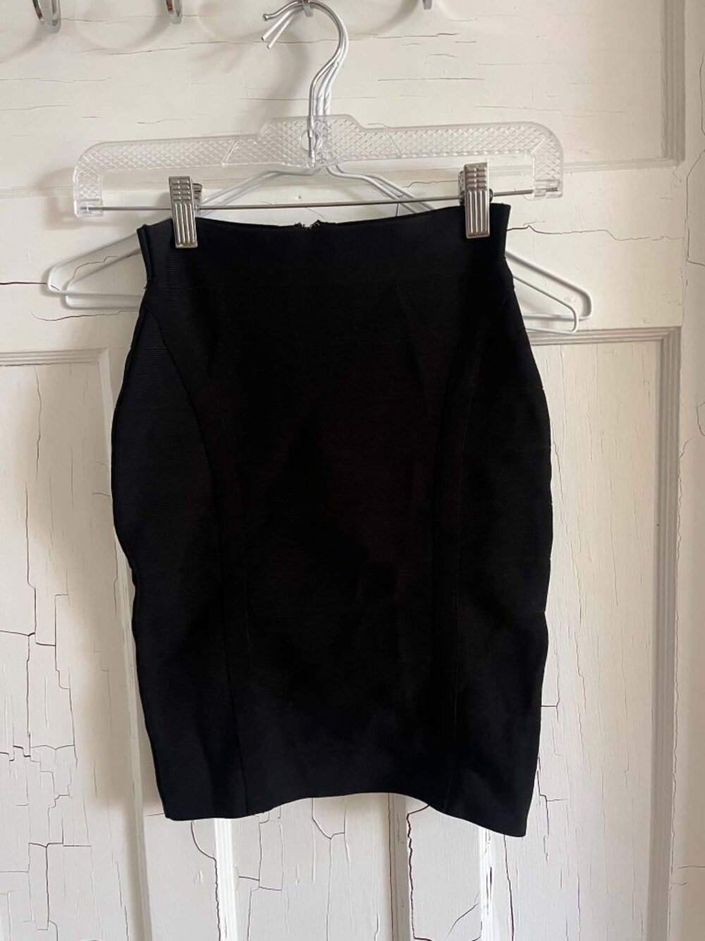 Black Guess bandage mini skirt